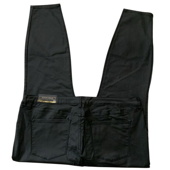 Refuge Pants Womens 24 Flat Front High Rise Skintight Legging Stretch Dark Wash - Picture 4 of 11